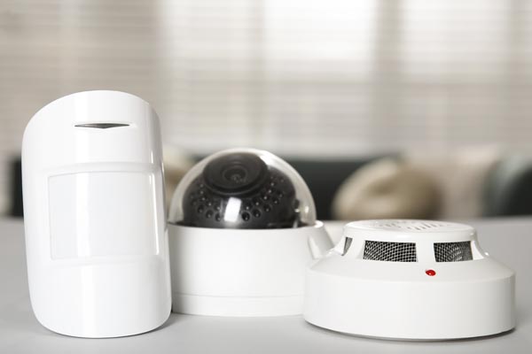 Fire alarm equipment available for homes and businesses.